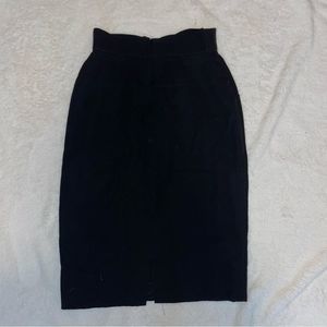 Escada Black Pencil Skirt